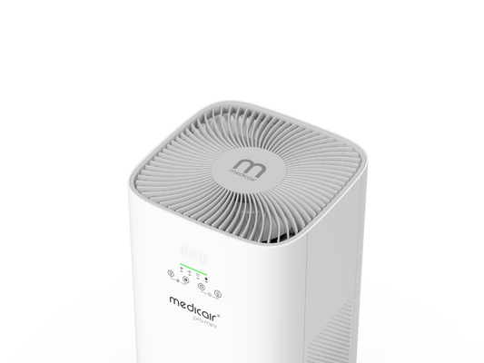 MedicAir Pro Mini air purifier — side profile view