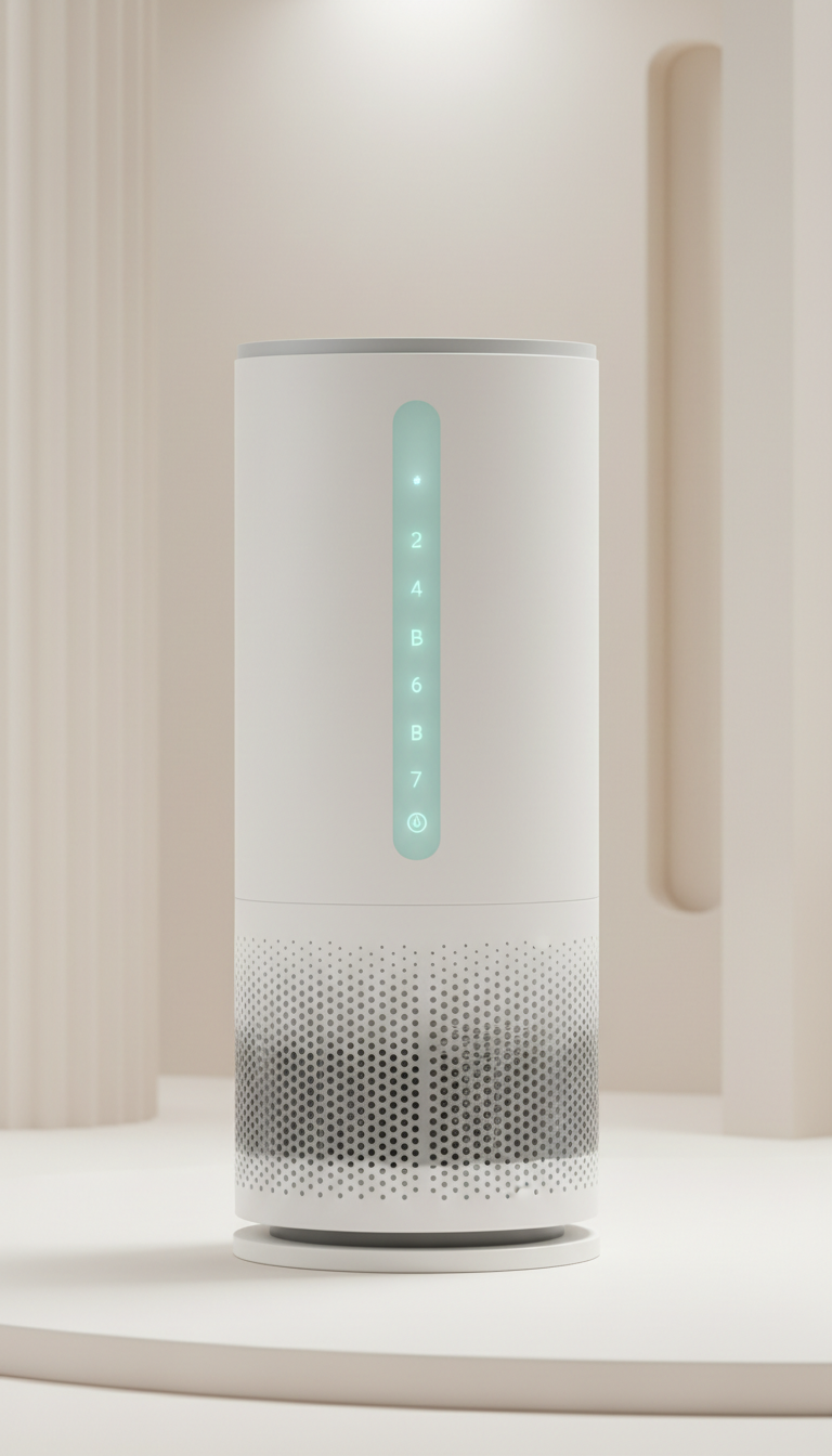 Tower Air Purifier With HEPA Core