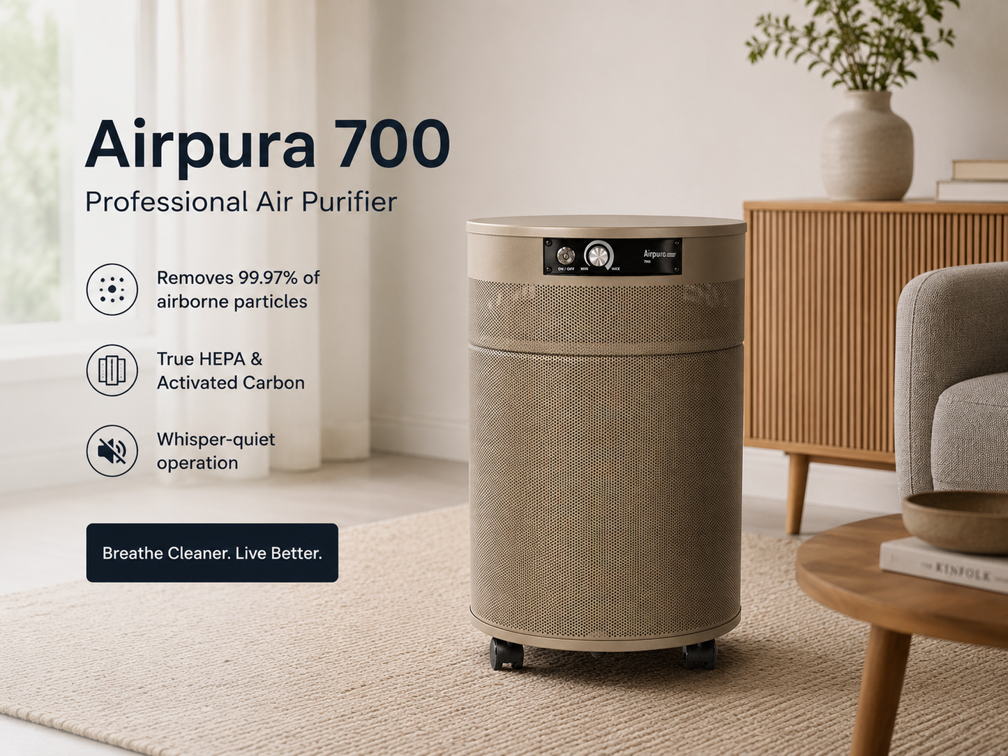 F700 - Formaldehyde, VOCs and Particles Air Purifier Air Purifier