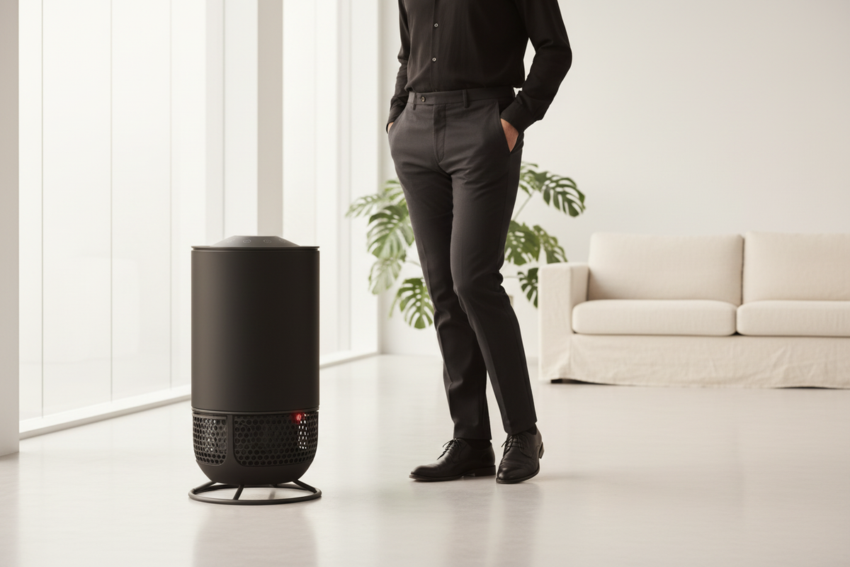 Lux Aeroguard 360° Large air purifier — forward-facing product view