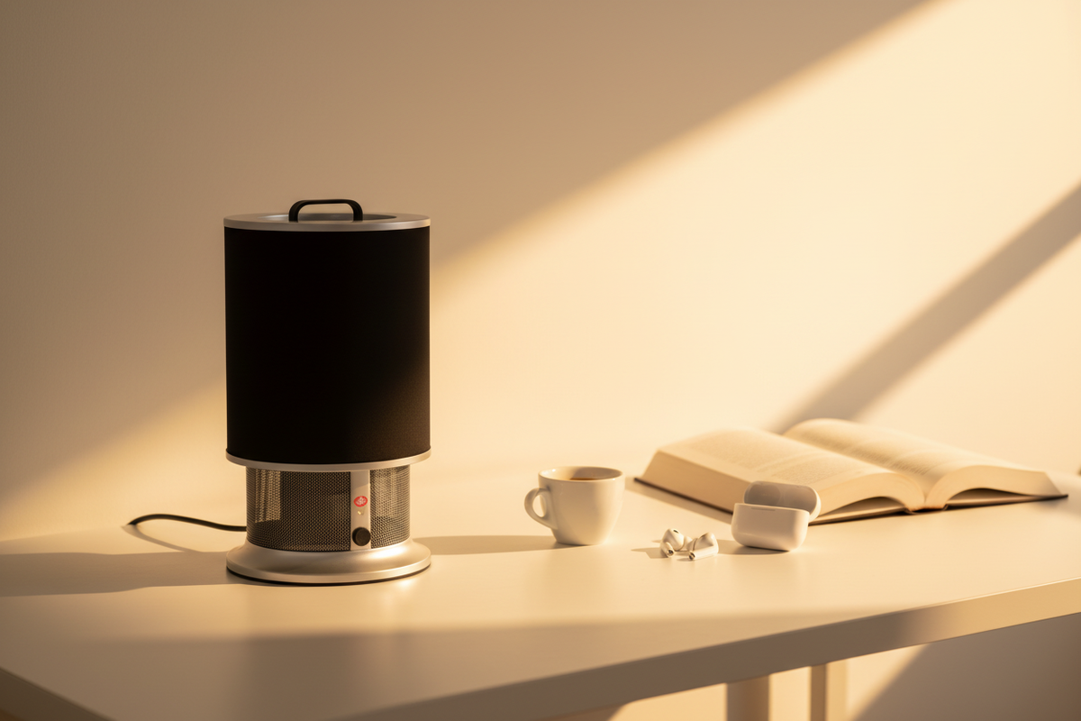 Lux Aeroguard Mini compact HEPA air purifier — product view