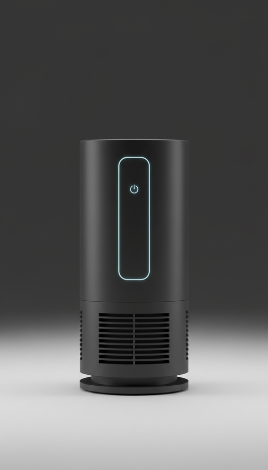 Tower Air Purifier Matte Metal