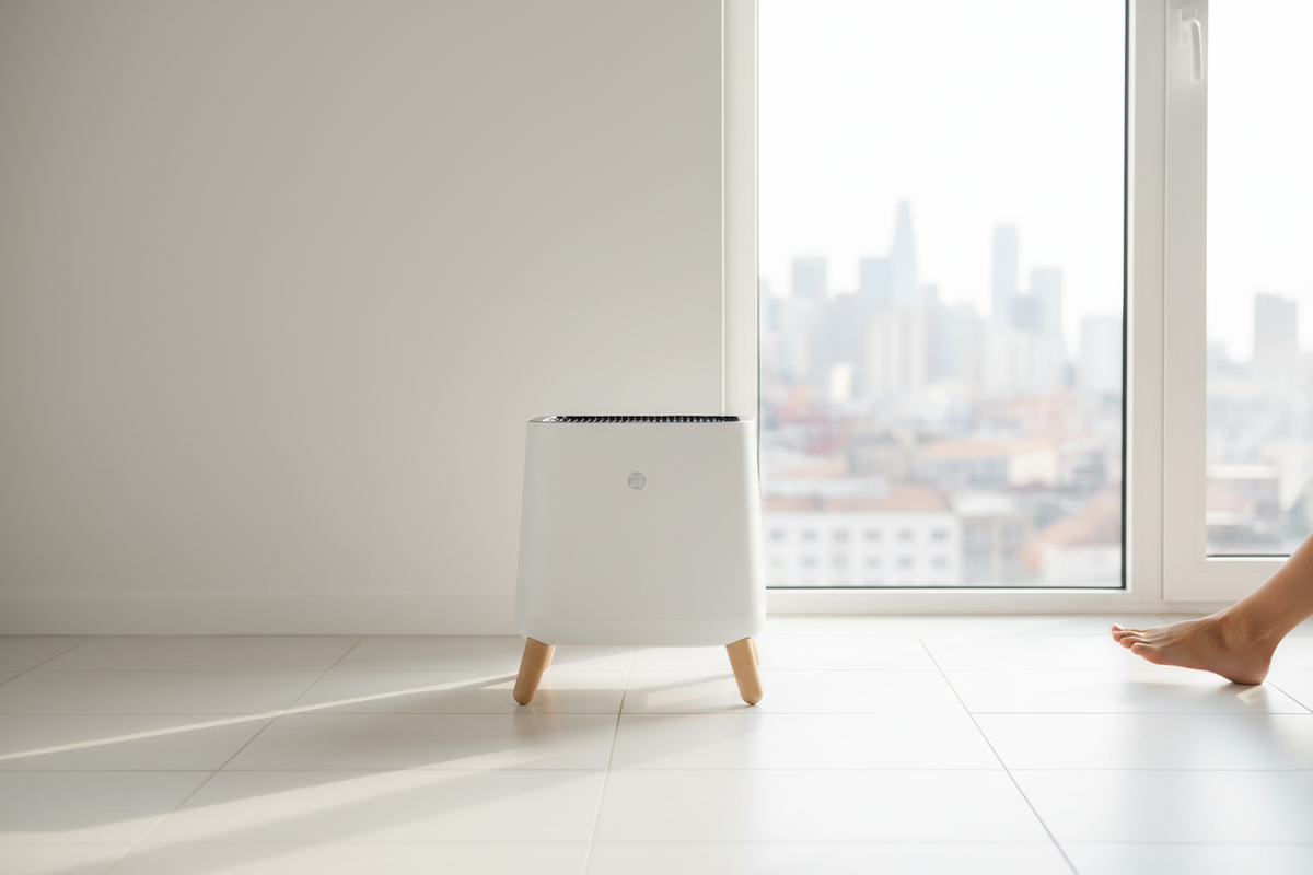Smart Air Sqair HEPA E12 air purifier — clean product view